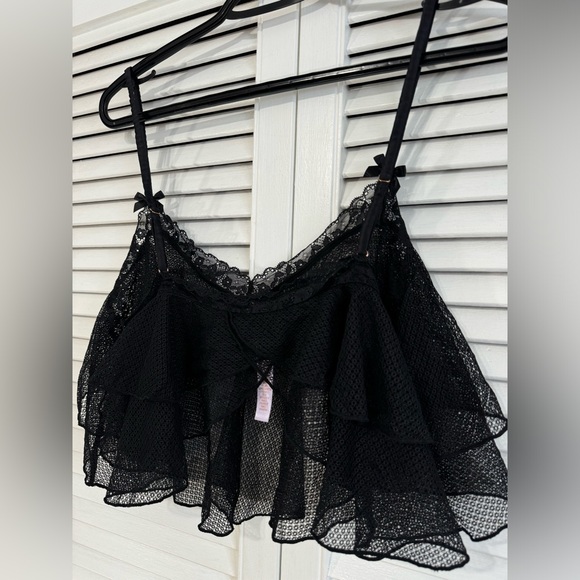 Savage X Fenty black lace cropped camisole - Picture 4 of 7